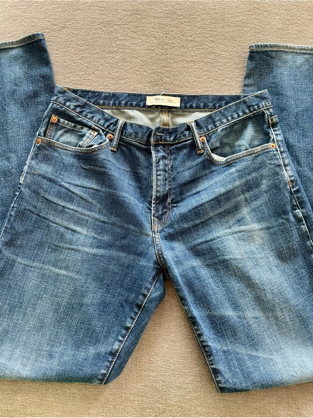 GAP Men’s Denim Straight Jeans Size 33x34